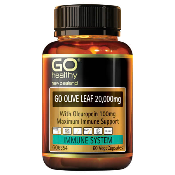 Go Healthy Go Olive Leaf 20,000mg 60 Veggie Caps