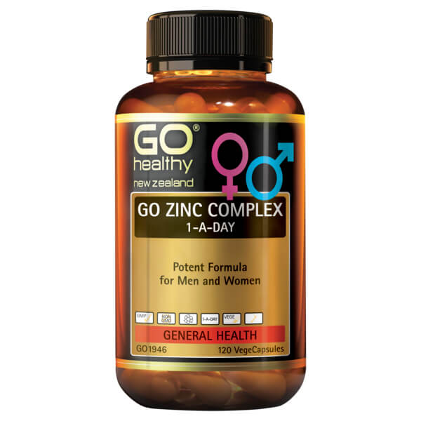 Go Healthy Go Zinc Complex 120 Veggie Caps