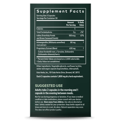 Gaia Herbs Thyroid Support 60 Caps