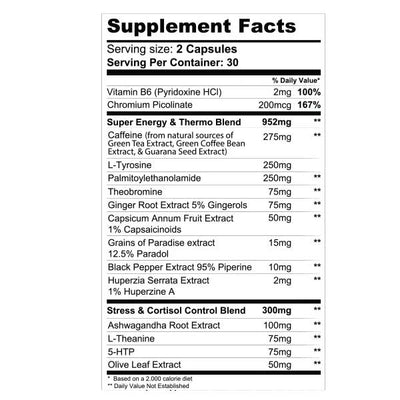 Gaspari Detonate DTN8 60 Caps