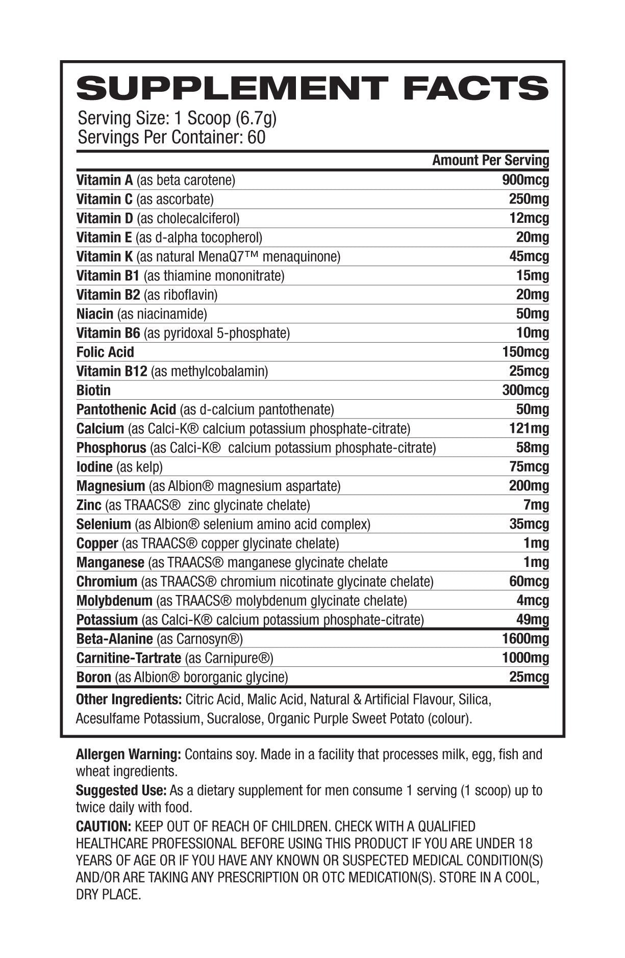 Gaspari Nutrition Anavite 180 Tabs
