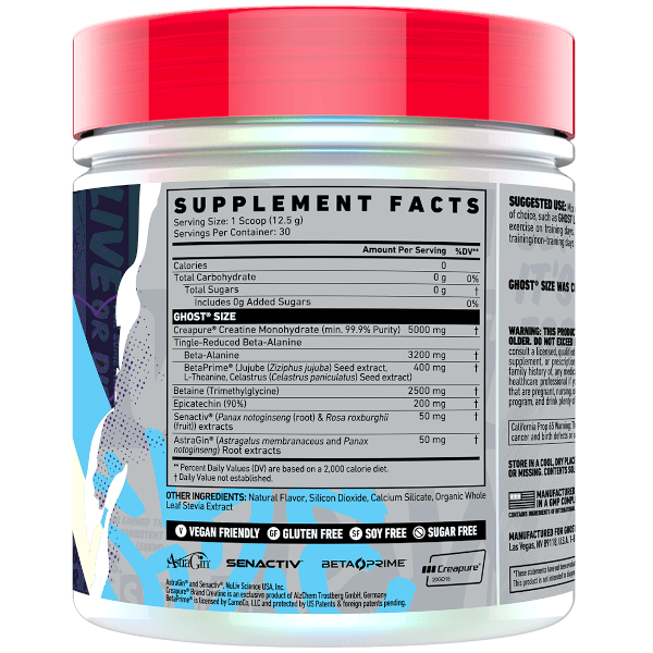 Ghost Size V3 30 Serves