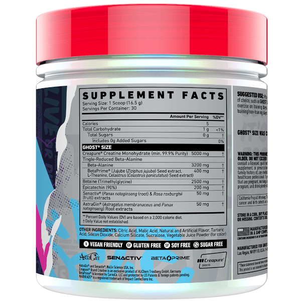 Ghost Size V3 30 Serves