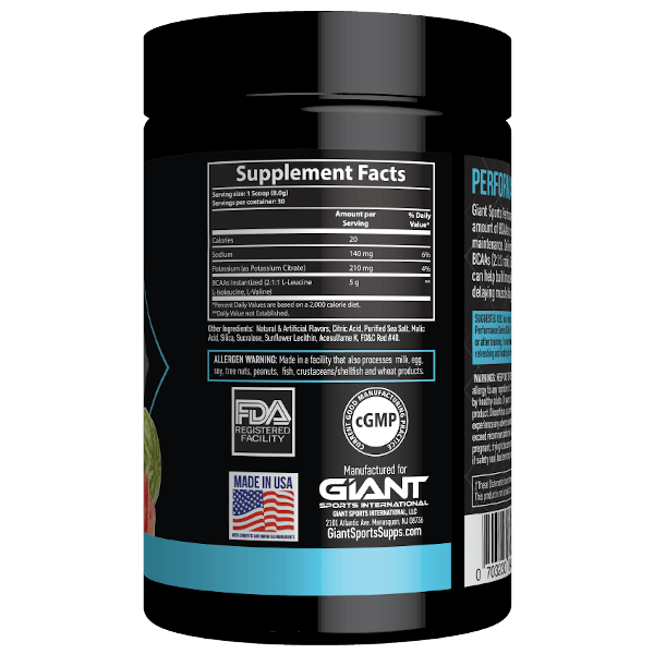 Giant Sports Performance BCAA 30 Serves