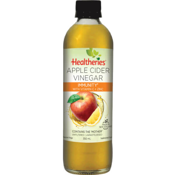 Healtheries Apple Cider Vinegar Immunity 350ml x6 (6x Bottles)