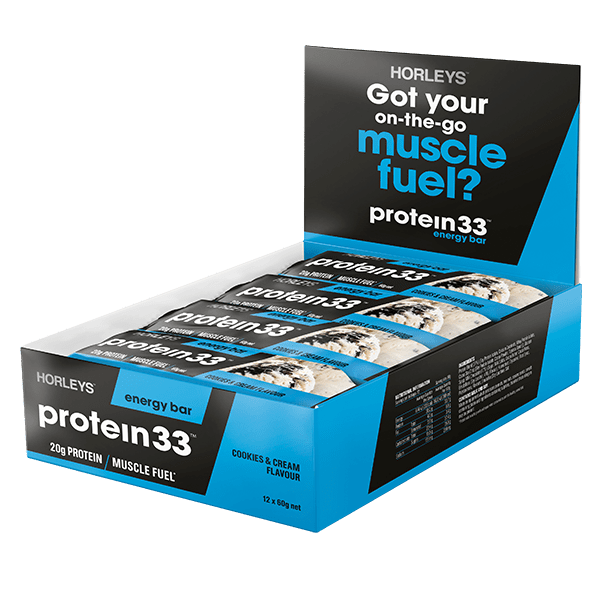 Horleys Protein 33 Bar Box of 12