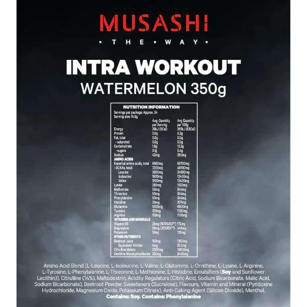 Musashi Intra-Workout 350g