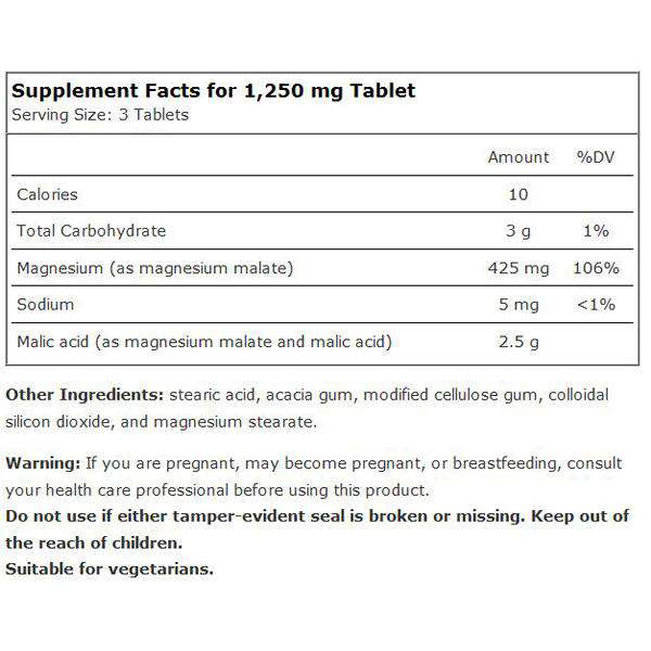 Source Naturals Magnesium Malate 90 Tabs