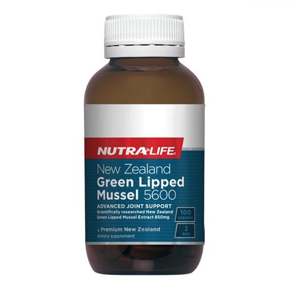 Nutralife NZ Green Lipped Mussel 5600 100 Caps