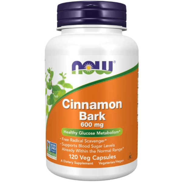 Now Foods Cinnamon Bark 600mg 120 Caps