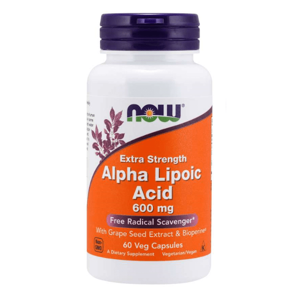 Now Foods Extra Strength Alpha Lipoic Acid 600mg 60 Caps
