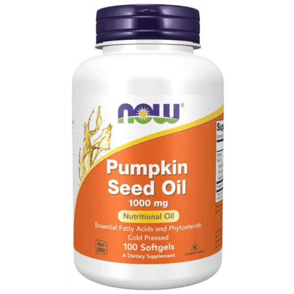 Now Foods Pumpkin Seed Oil 1000mg 100 Softgels