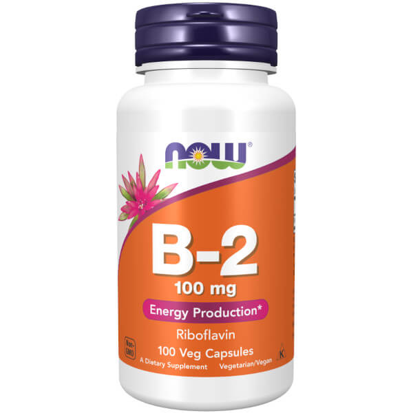 Now Foods Vitamin B-2 100mg 100 Caps