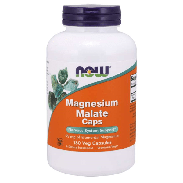 Now Foods Magnesium Malate 180 Caps