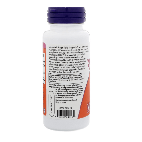 Now Foods Blood Pressure Health 90 Caps