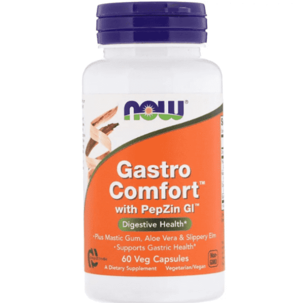 Now Foods Gastro Comfort with PepZin GI 60 Caps