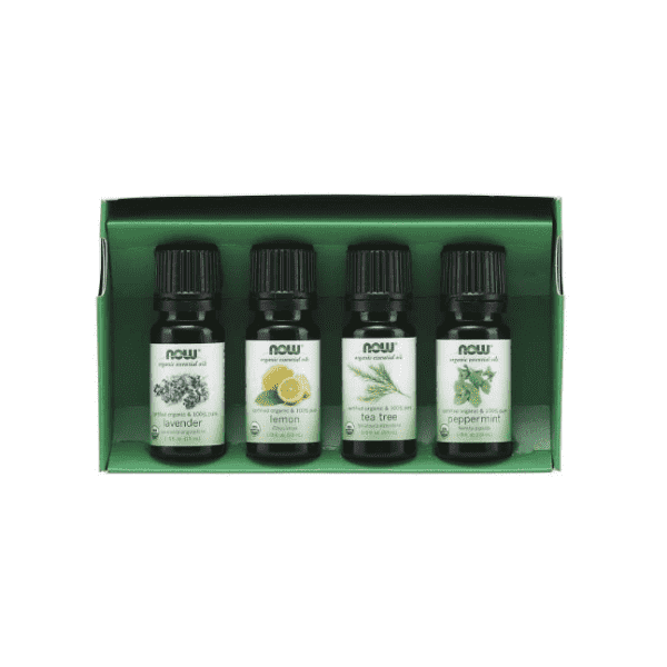 Now Foods Let it Be Organically Organic Essential Oils Kit 4x10ml