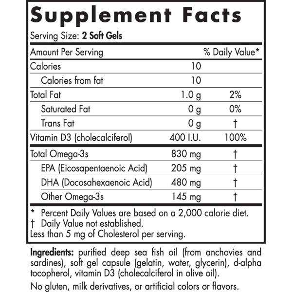 Nordic Naturals Prenatal DHA 180 Softgels