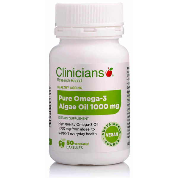Clinicians Vegan Omega-3 Algae Oil 50 Caps