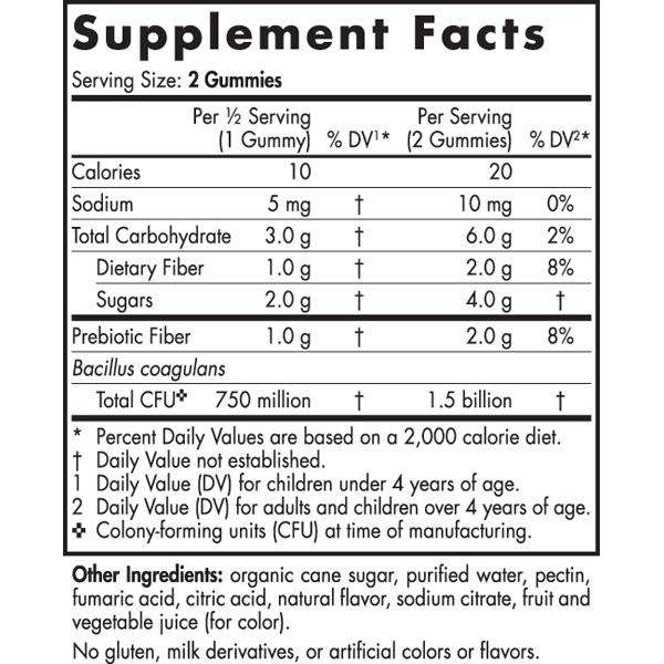 Nordic Naturals Probiotic Gummies Kids 60 Chewables