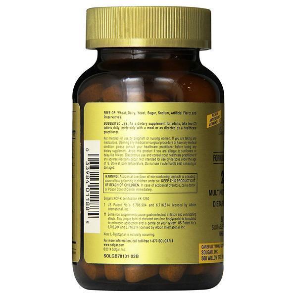 Solgar VM-2000 Multi-Nutrient 90 Tabs