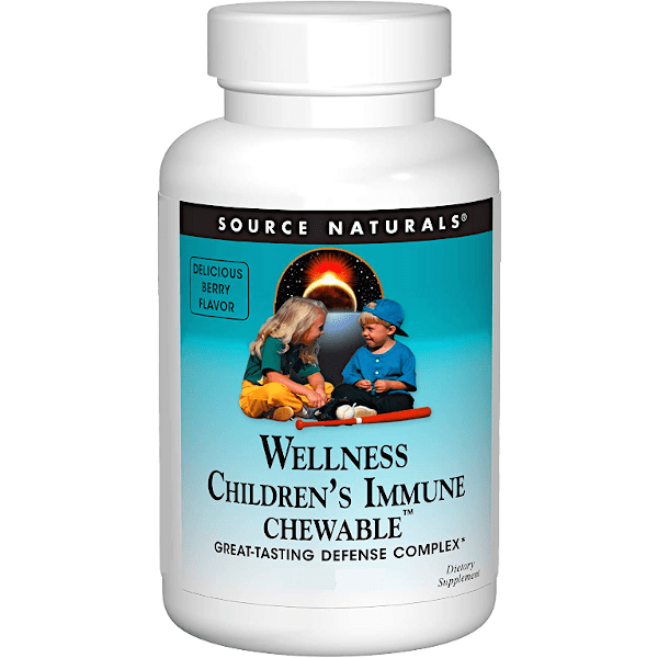 Source Naturals Wellness Children's Immune Chewable 60 Wafers