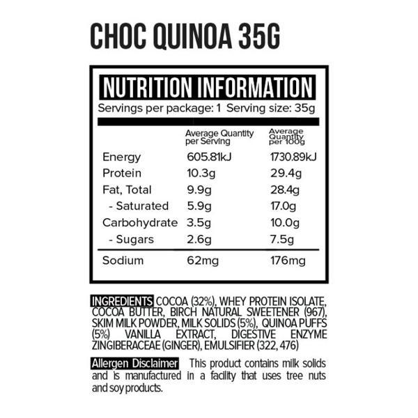 Vitawerx Milk Chocolate Bars 35g x12