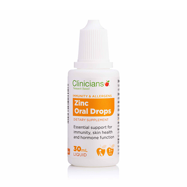 Clinicians Zinc Oral Drops (5mg/5drops) 30ml