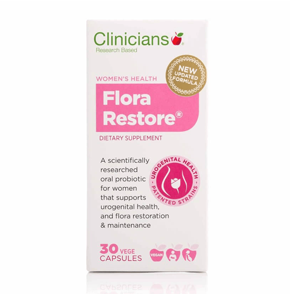Clinicians Flora Restore 30 Capsules