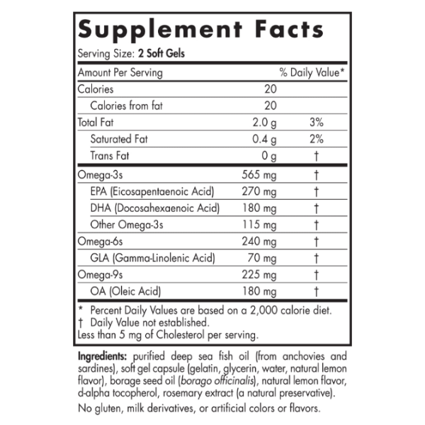Nordic Naturals Complete Omega 120 Softgels
