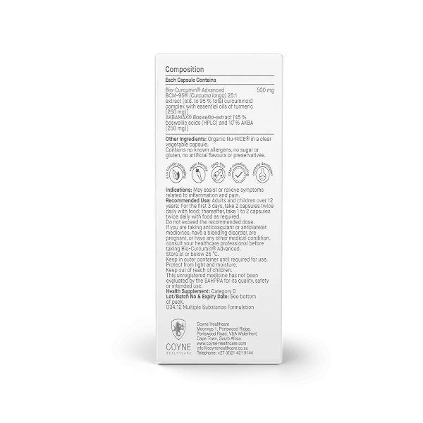 Coyne Bio-Curcumin Advanced 60 Caps