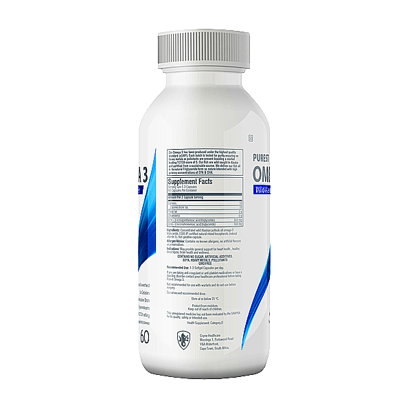 Coyne Purest Omega-3 60 Softgels