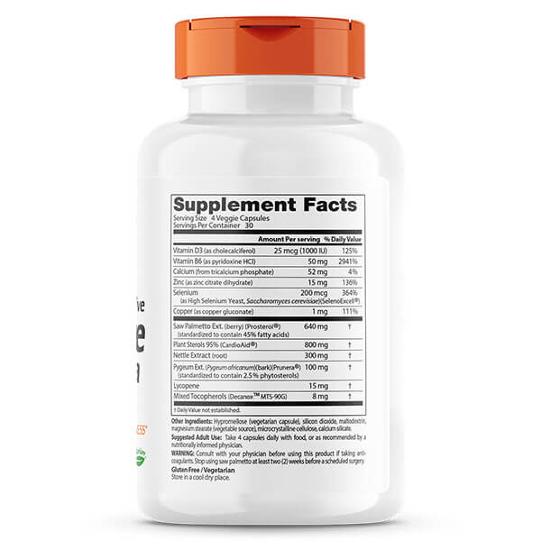 Doctor's Best Comprehensive Prostate Formula 120 Veggie Caps