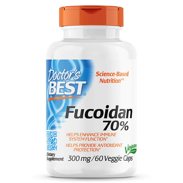 Doctor's Best Fucoidan 70% 60 Veggie Caps