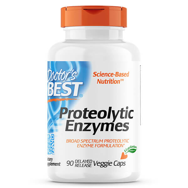 Doctor's Best Proteolytic Enzymes 90 Veggie Caps