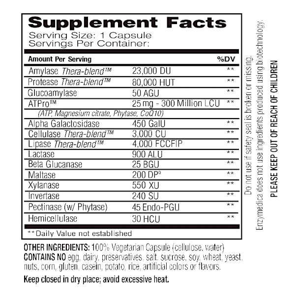 Enzymedica Digest Gold + ATPro 240 Caps