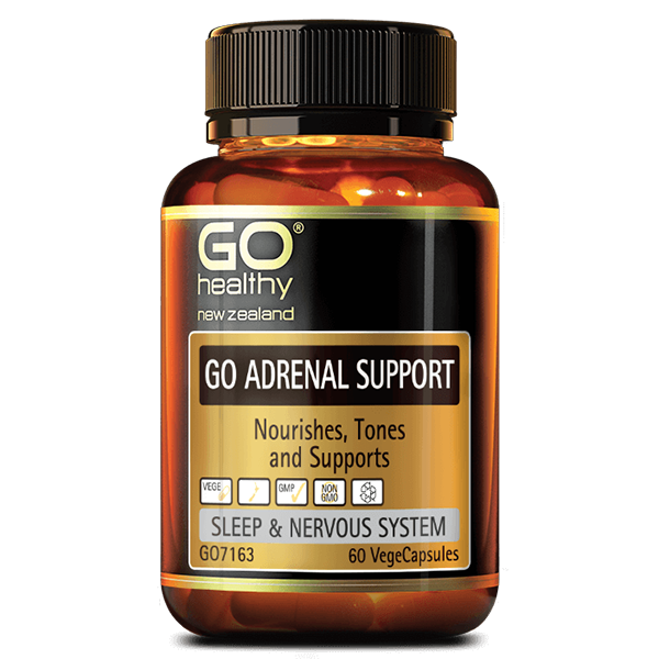 Go Healthy Go Adrenal Support 60 Veggie Caps