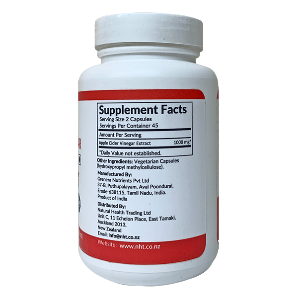 Grenera Apple Cider Vinegar 90 Veggie Caps