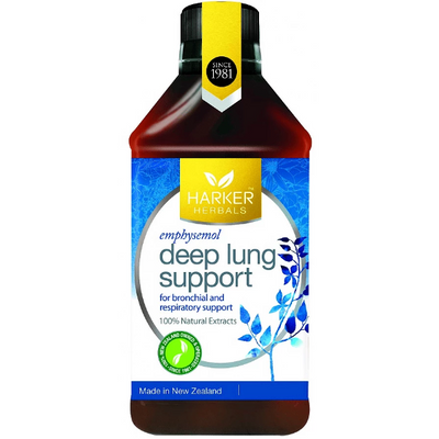 Harker Herbals Deep Lung Support 500ml + FREE Harkers Healing Balm