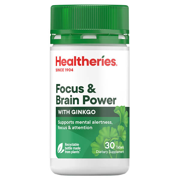 Healtheries Focus & Brain Power 30 Tabs