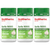 Healtheries Garlic 5000 30 Tablets x3 (3x Bottles)