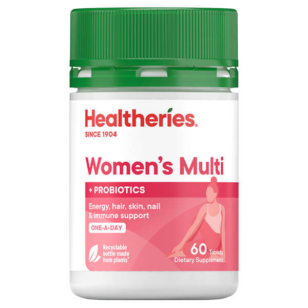 Healtheries Women's Multi One-A-Day with Probiotics 60 Tabs