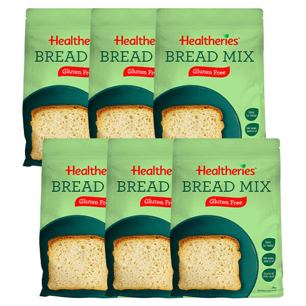 Healtheries Gluten Free Bread Mix x6 (6x Packages)