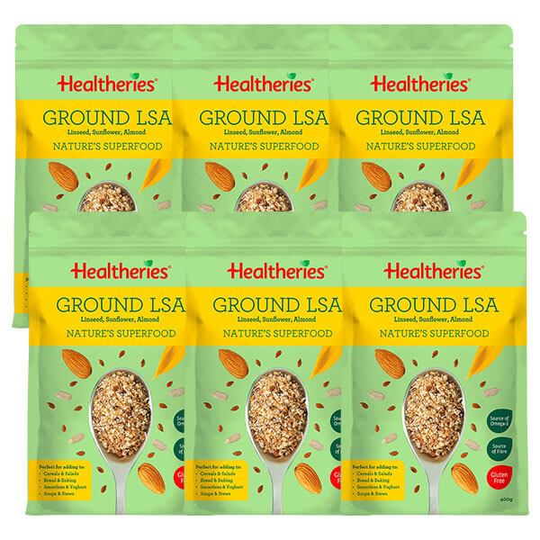 Healtheries Ground LSA 400g x6 (6x Packages)