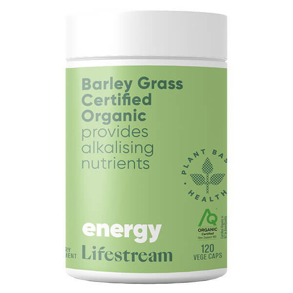 Lifestream Barley Grass Certified Organic 120 Caps