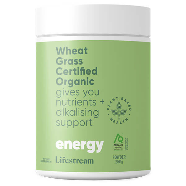 Lifestream Wheat Grass Certified Organic 250g