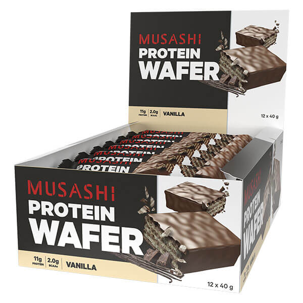 Musashi Protein Wafer Bar Box of 12