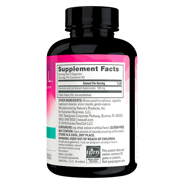NeoCell Hyaluronic Acid 60 Caps