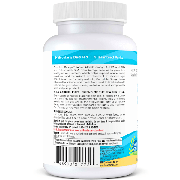 Nordic Naturals Complete Omega Junior 90 Softgels