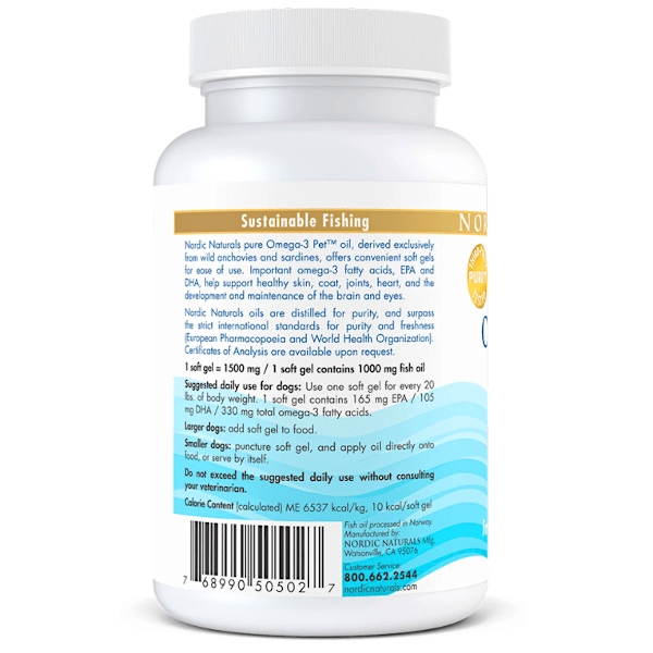 Nordic Naturals Omega-3 Pet 90 Softgels